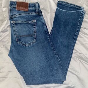 Hollister Men's Slim Straight Jeans - Dark Blue